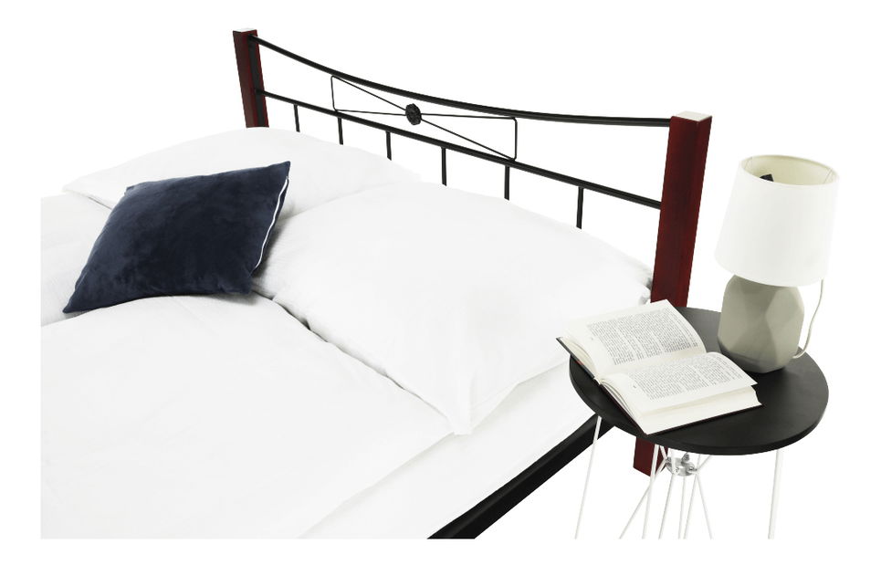 Manželská postel 160 cm Pearly (s roštem)