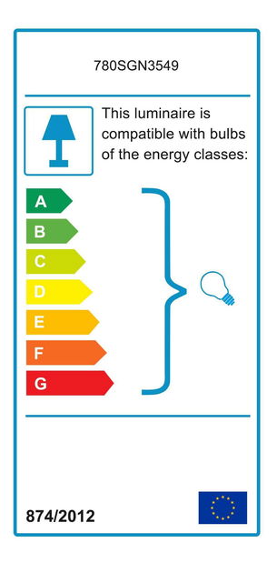 Stojanová lampa Almareo 1 (bílá)