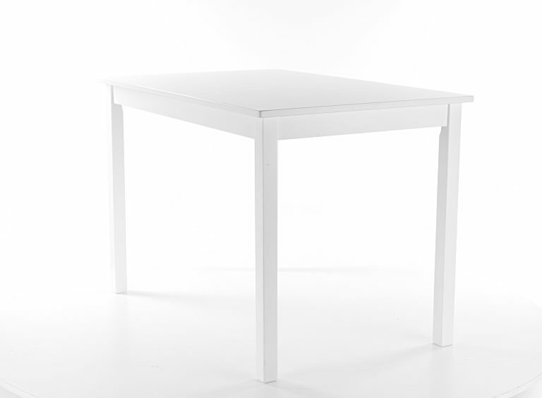 Jídelní stůl Franklyn (bílá + bílá) (pro 4 osoby)