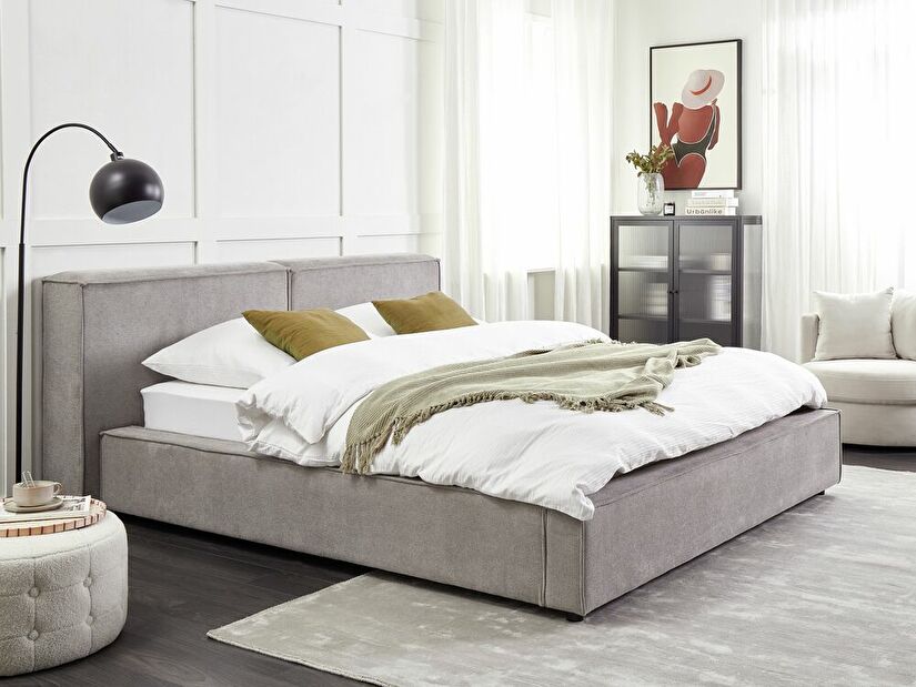 Manželská postel 160 cm Linza (šedá)