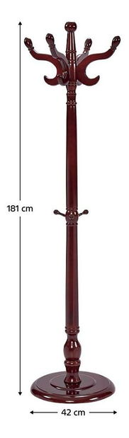 Věšák Ponga (bříza + lesk hnědý)