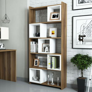 Regál Blanchet (Bílá + Ořech)