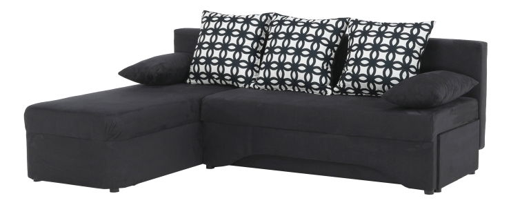 Rohová sedací souprava Poringland New (tmavě šedá) (P)