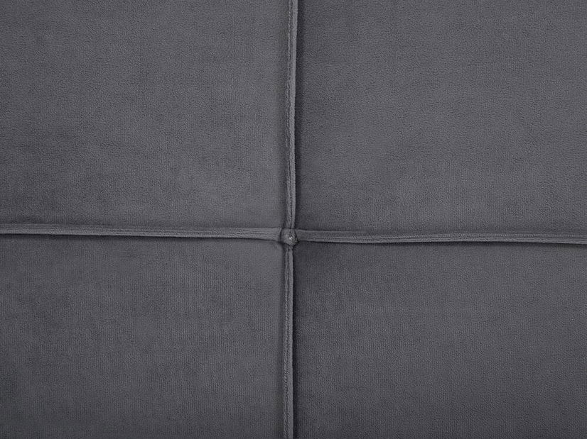 Manželská postel 160 cm LANEL (s roštem) (šedá)