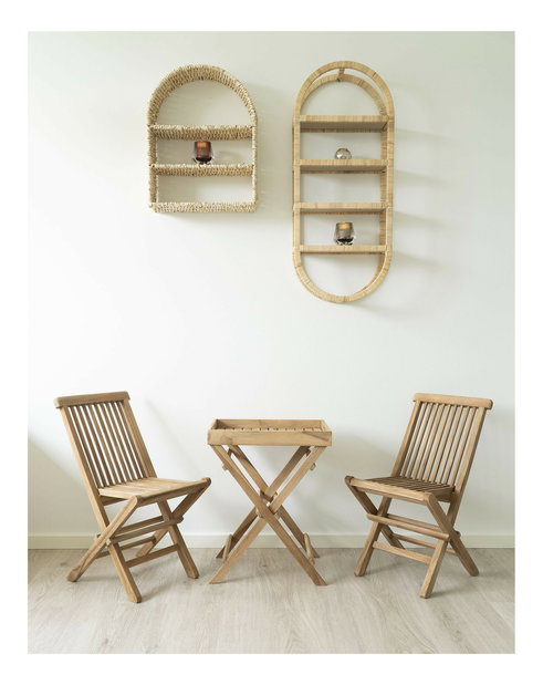 Dětská zahradní židle Tvevania 2 (přírodní)