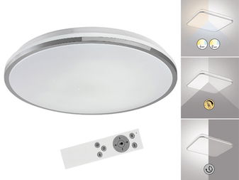 Stropní multifunkční svítidlo Babefit HERO 3478 (chromová + bílá)