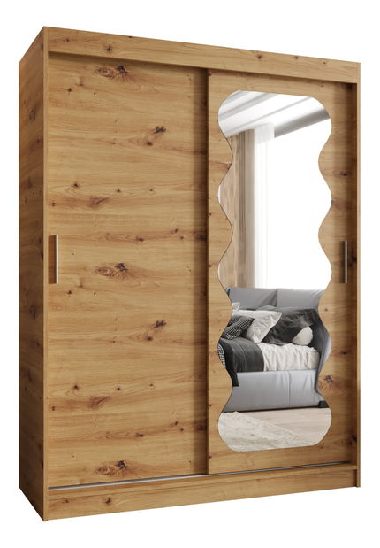 Šatní skříň 150 cm Spock (dub artisan)