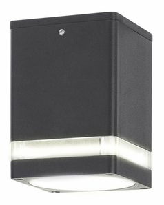 Venkovní stropní svítidlo Zombor (průhledná + antracit)