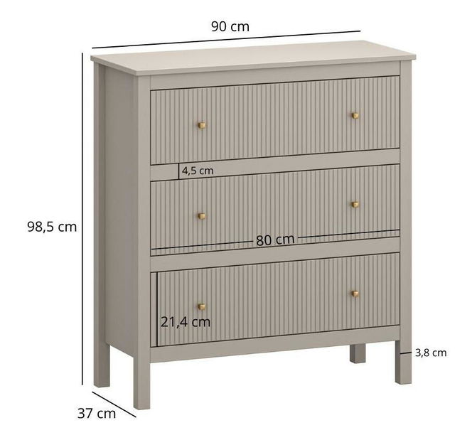 Komoda Karankas 2 (taupe)