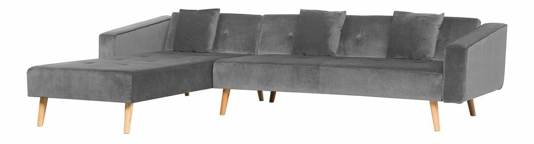 Rohová sedací souprava Vanto (šedá) (L)