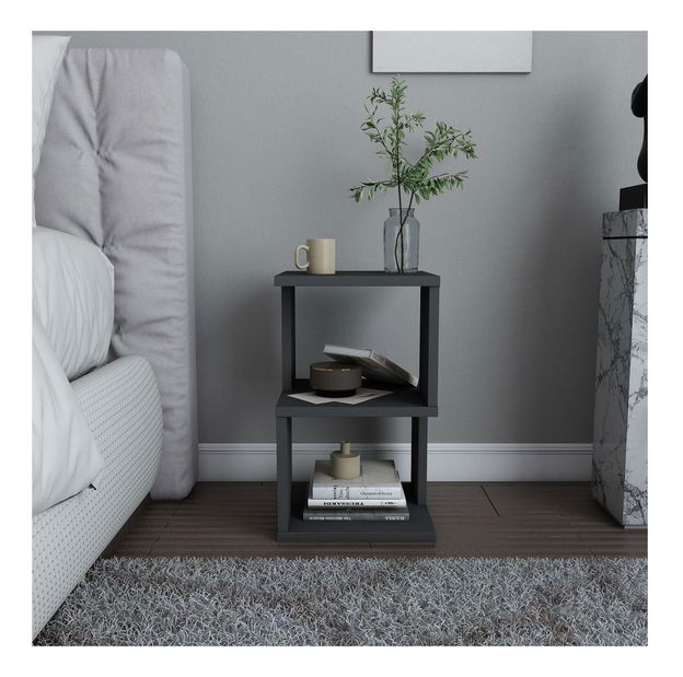 Noční stolek Caramello (antracit)