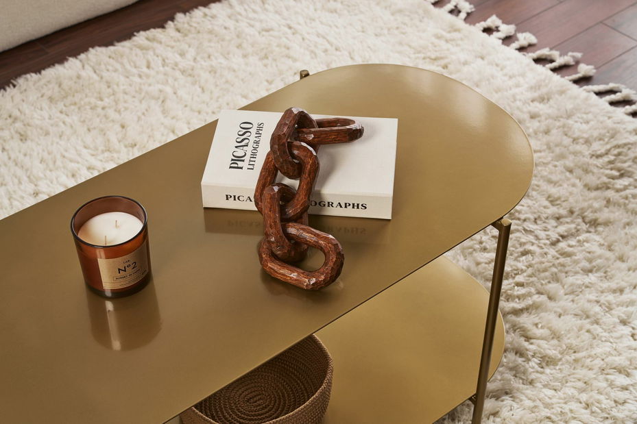 Konferenční stolek Sintuanta B (zlatá)