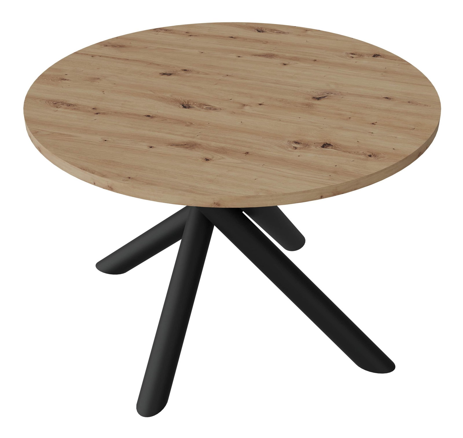 Kulatý jídelní stůl 110 cm Ossla (dub artisan)