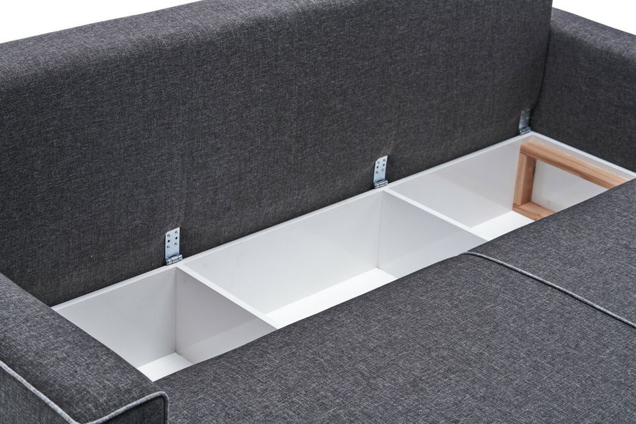 Rohová sedačka ve tvaru U Emilie (Antracit)