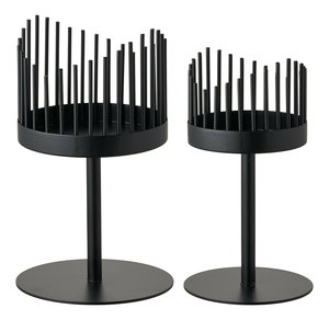 Svícen 2 ks Csaloria 7 (černá)