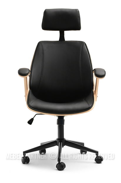 Křeslo Franc (dub černý + černá)