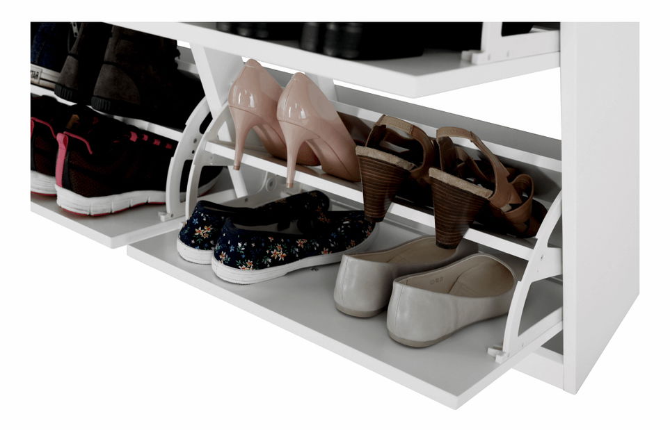 Botník 4-řadový Slebera typ 5 (bílá)