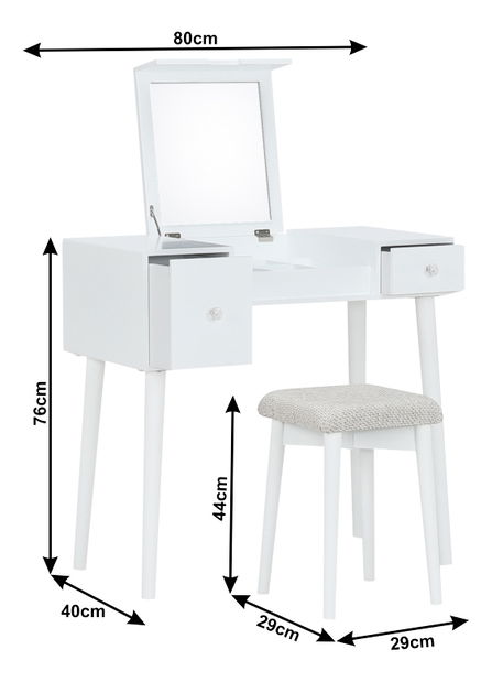 Toaletní stolek Macra