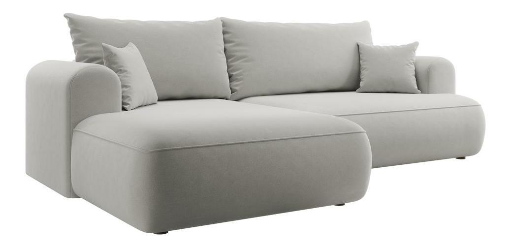 Rohová sedací souprava Olivo I (L) (šedá + černá)