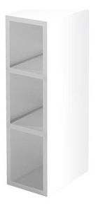 Horní kuchyňský regál Verlene (bílá)