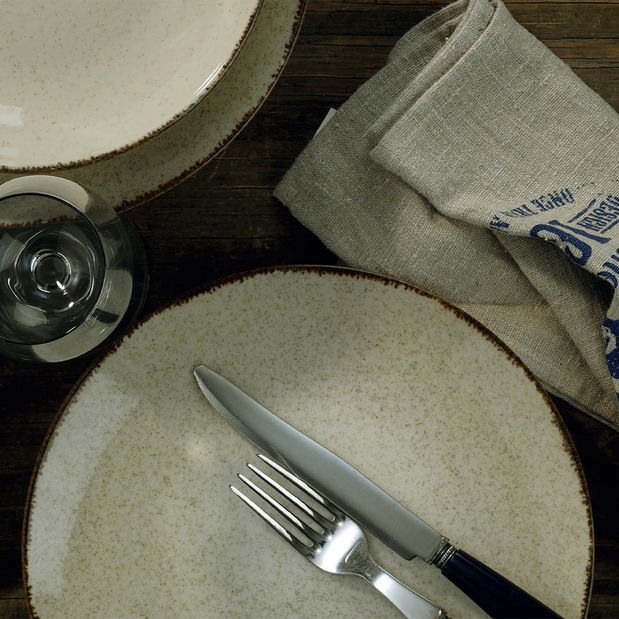 Jídelní souprava (24 ks.) Celeste (skořicová)