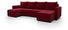Rohová sedací souprava U Peak U Bis (červená)