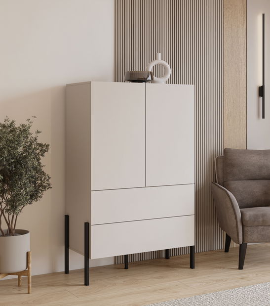 Šatní skříň Juka 2D2S (kašmír)