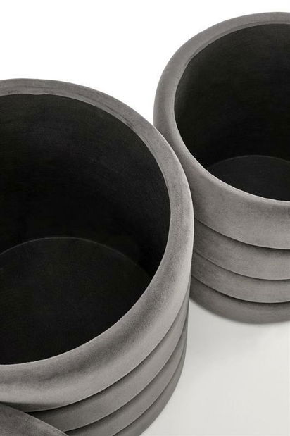 Set 2 ks. taburetek Pachio (šedá)