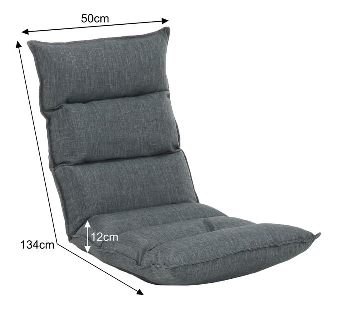 Relaxační křeslo Liotta (šedá)