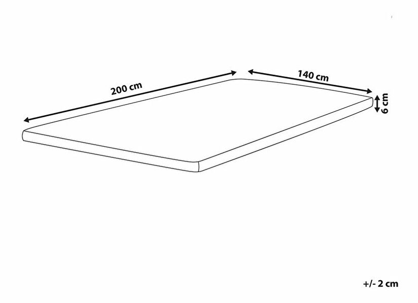 Potah na matrace 200x140 cm Conby (bílá)