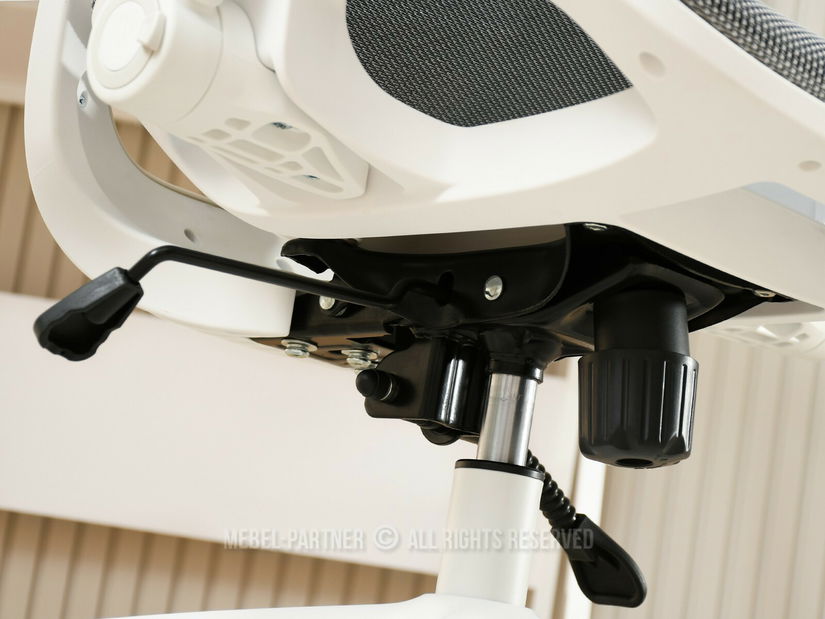 Kancelářské křeslo Ikergen (šedá + bílá)