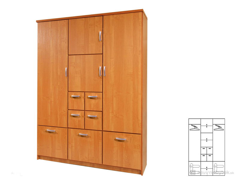 Šatní skříň Balintore 150