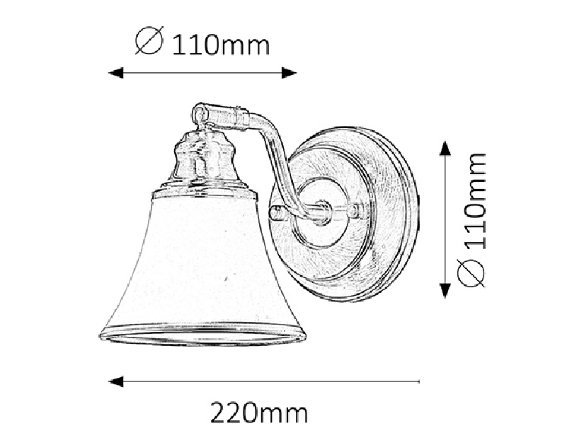 Podhledové svítidlo Grando 6545 (bronzová + bílá)