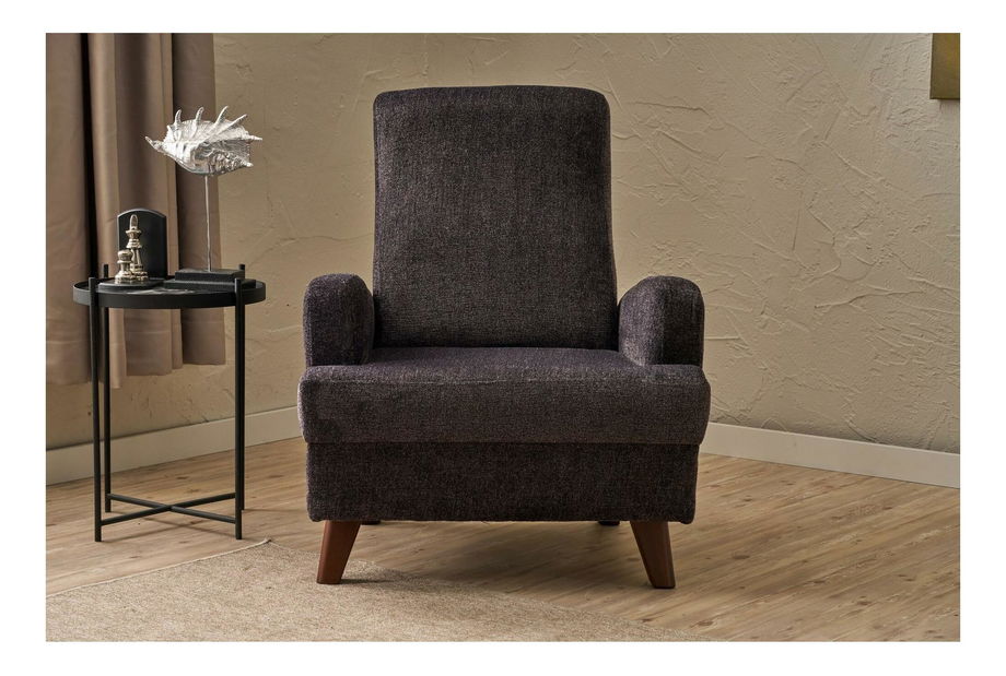 Křeslo Kanasota (antracit + ořech)