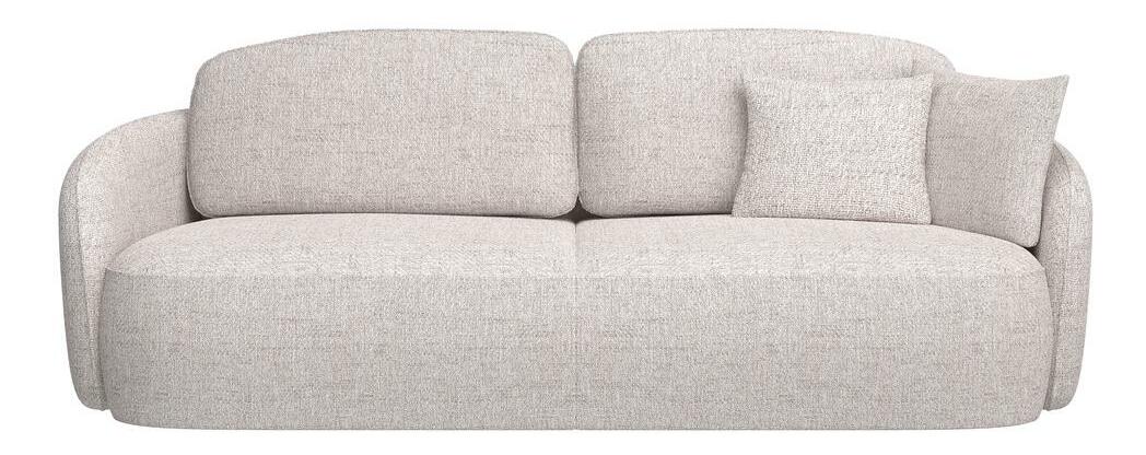 Pohovka trojsedačka Sheila (žlutobílá + černá)