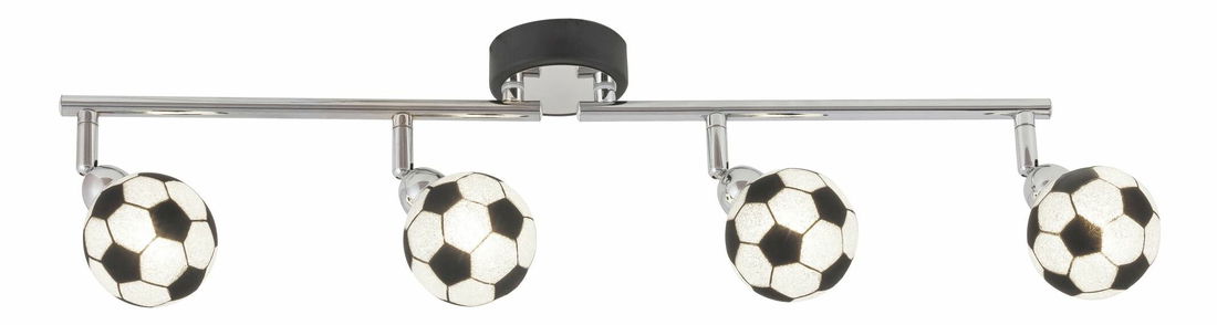 Dekorativní svítidlo Frankie 4474 (chromová + černá)