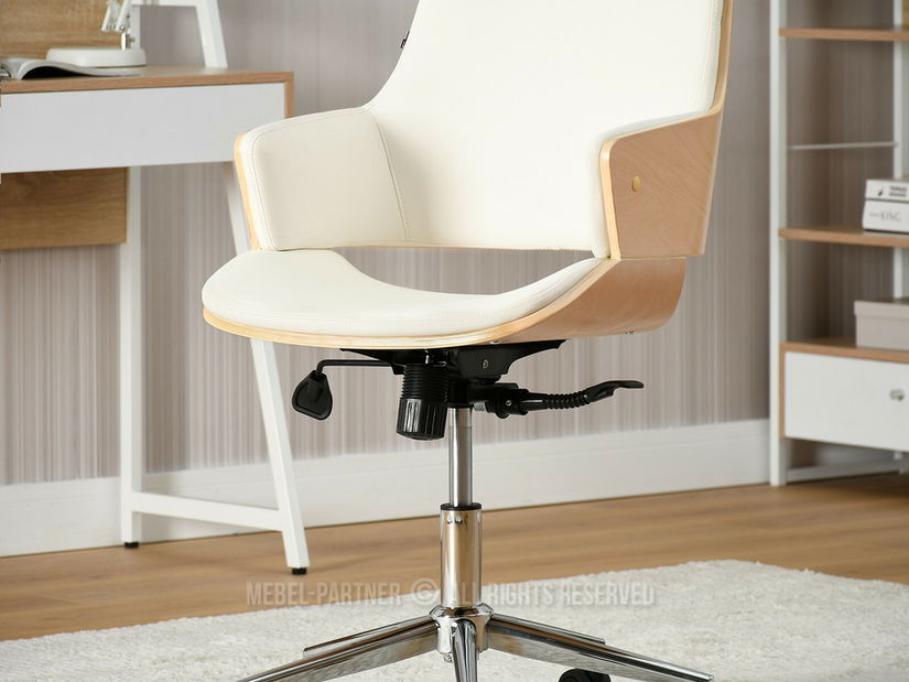 Židle Oscaro (krémová + chromová)