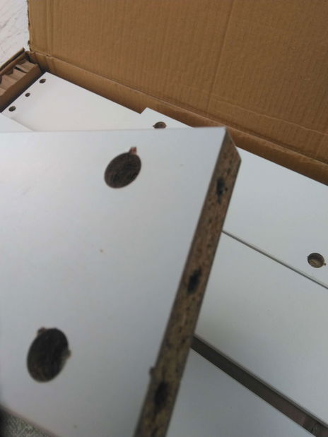 Noční stolek Leopold (Bílá) *bazar