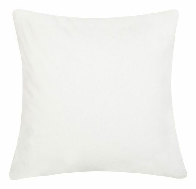 Sada 2 ozdobných polštářů 45 x 45 cm Peper (bílá)