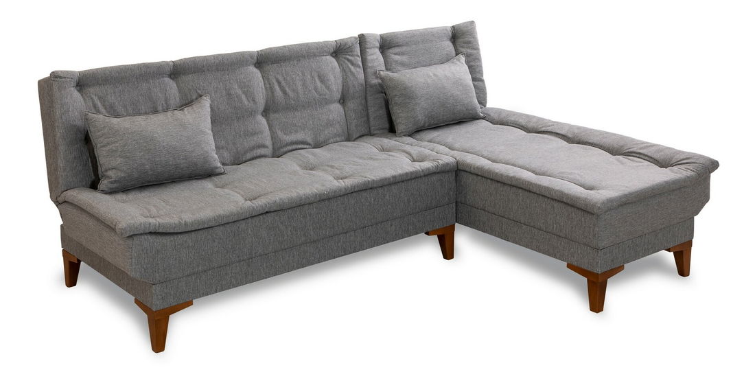 Rohová sedačka Santic (šedá)