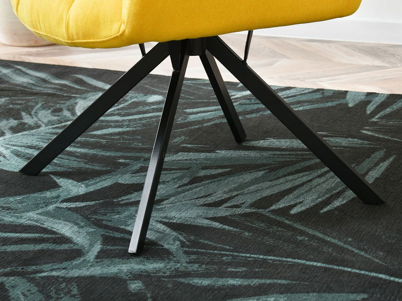 Křeslo Kikino (žlutá + černá)