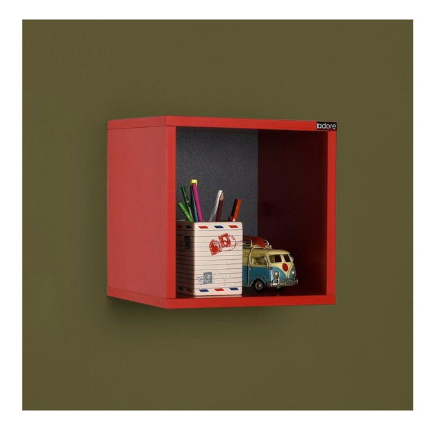 Závěsná police Riona (červená)