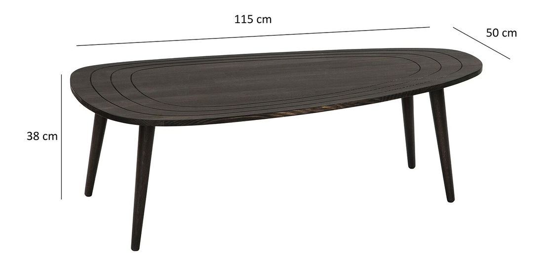 Konferenční stolek Sweeney (Antracit)