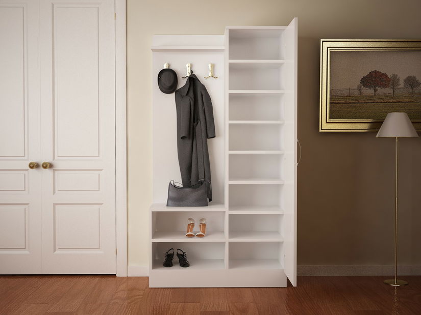 Předsíňová sestava Dereck (Bílá)