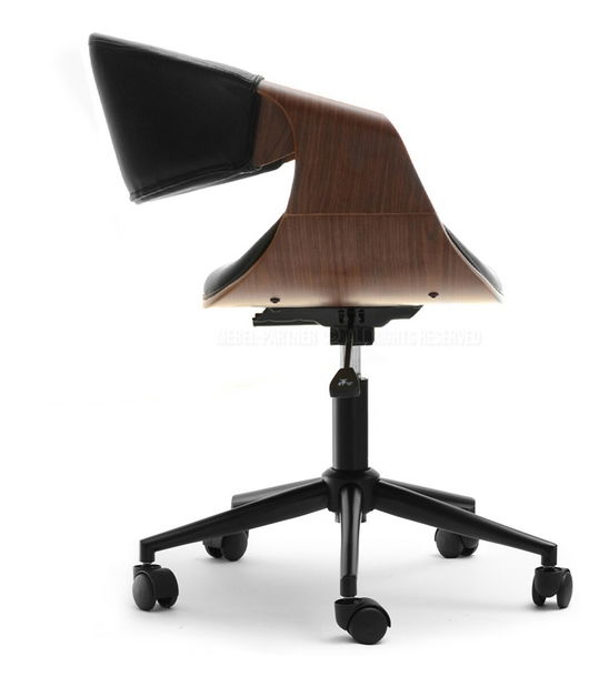 Židle Rapido (ořech tmavý + černá)