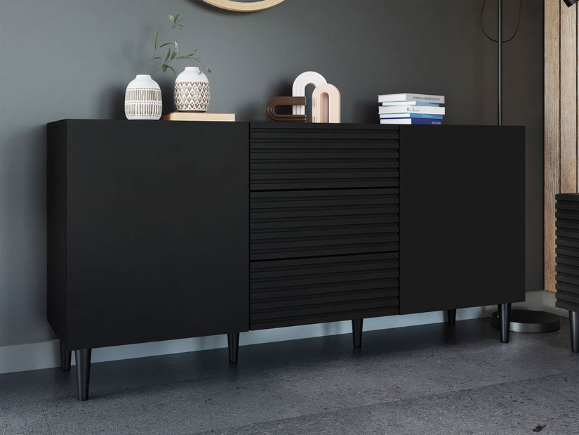 Komoda Sarlana 2D3SZ (černá)