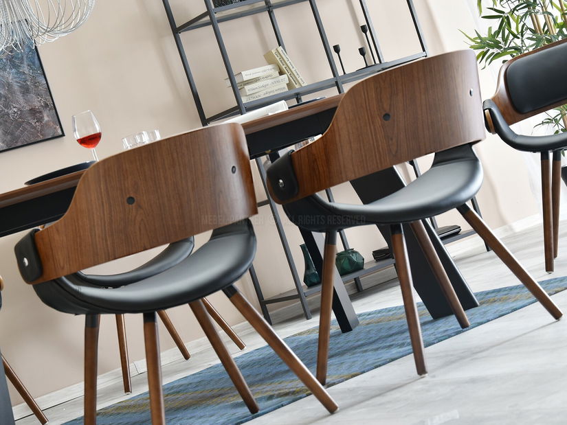 Židle Tina (ořech tmavý + ořech)