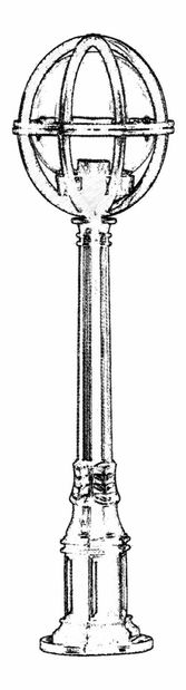 Venkovní podlahové svítidlo Indya (černá)