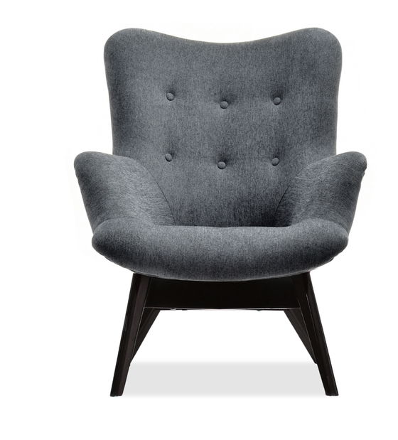 Relaxační křeslo Florentino (grafit + černá)