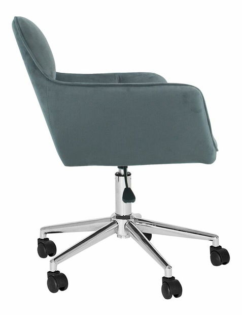 Kancelářské křeslo HAGRIS (šedá + chrom)